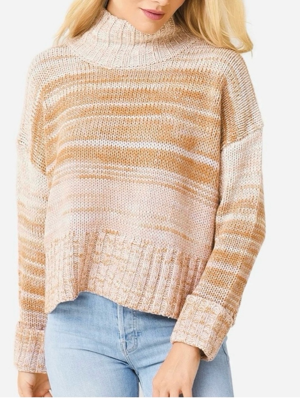Evereve 525 Ombre Blair Turtleneck Sweater